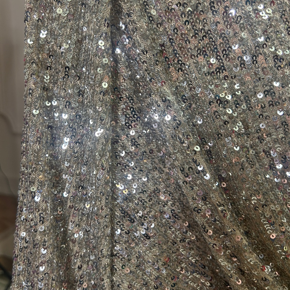 Sachin + Babi Silver Sequin Abigail Dress - Picture 4 of 6